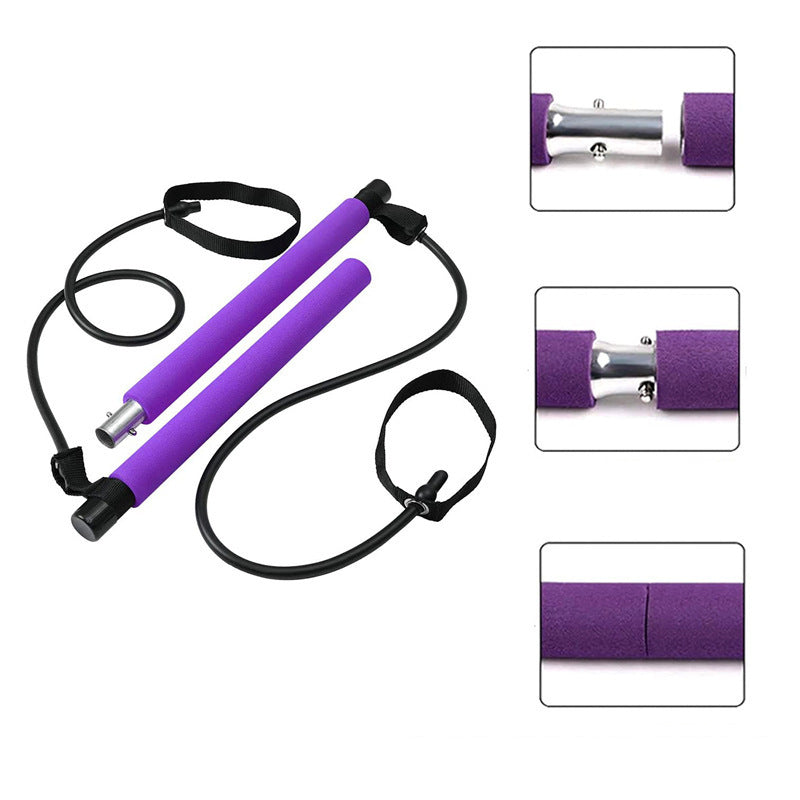 Fitness Yoga Pilates Bar Portable 