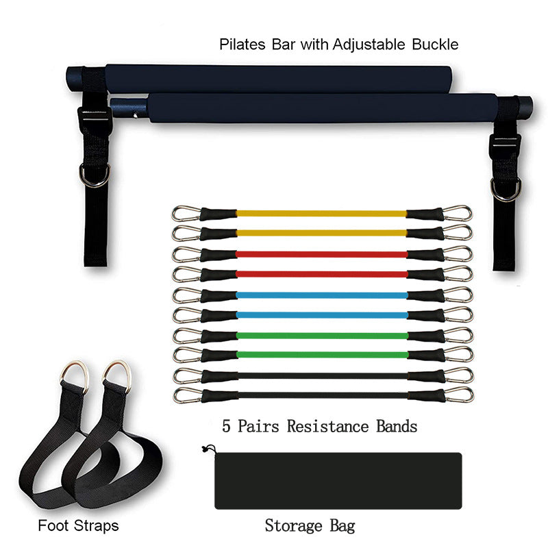 Fitness Yoga Pilates Bar Portable 