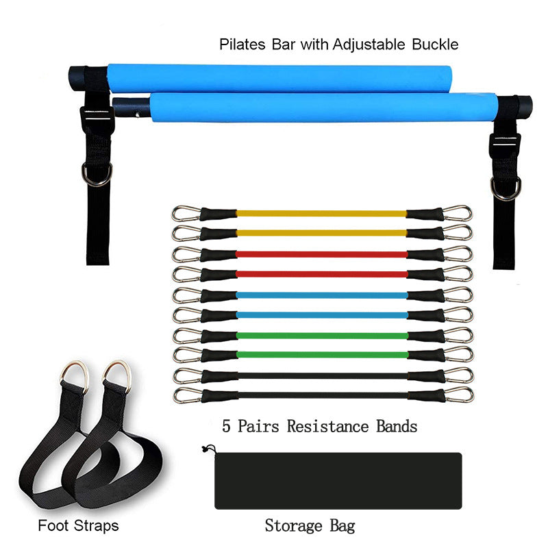 Fitness Yoga Pilates Bar Portable 